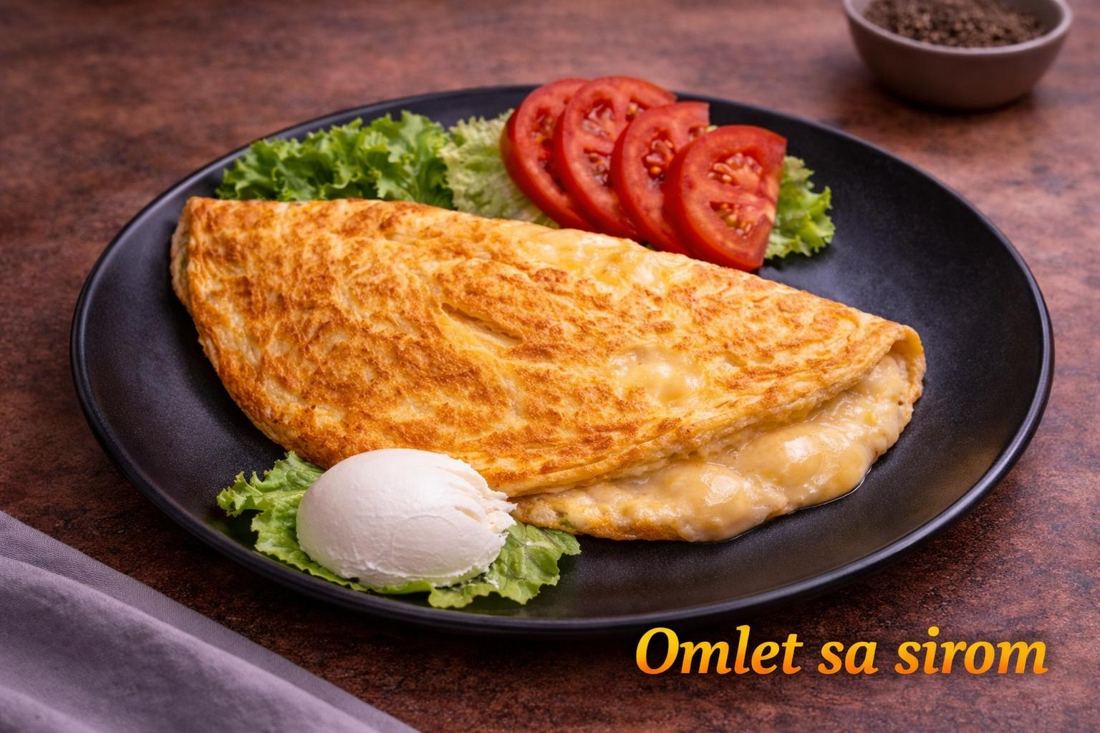 Omlet sa sirom